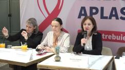 Conferință de presă organizată de Asociația Pacienților cu Afecțiuni Autoimune, pe tema deschiderii campaniei de informare despre o boală rară, Anemia Aplastică