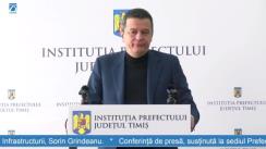 Conferință de presă susținută de ministrul transporturilor și infrastructurii, Sorin Grindeanu