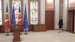 Briefing de presă susținut de Președinta Republicii Moldova, Maia Sandu, privind situația de securitate a țării noastre