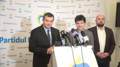 Conferință de presă susținută de președintele PMP, Eugen Tomac, și Primarul General al Municipiului București, Nicușor Dan