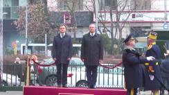 Primirea prim-ministrului Republicii Moldova, Dorin Recean, de către prim-ministrul României, Nicolae-Ionel Ciucă
