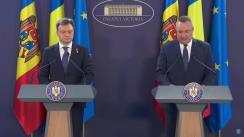 Declarațiile prim-ministrului Republicii Moldova, Dorin Recean, și a prim-ministrului României, Nicolae-Ionel Ciucă