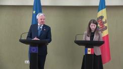 Declarații de presă susținute de Ministra Justiției a Republicii Moldova, Veronica Mihailov-Moraru, și Comisarul European pentru Justiție, Didier Reynders