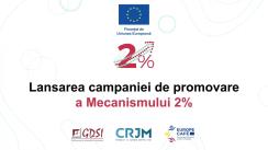 Conferința de presă privind lansarea Campaniei de informare dedicată mecanismului de redirecționare procentuală (Legea 2%)