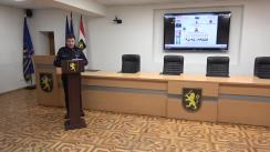 Briefing de presă organizat de Inspectoratul General al Poliției cu referire la intențiile de destabilizare și dezordini planificate în cadrul unor evenimente din capitală