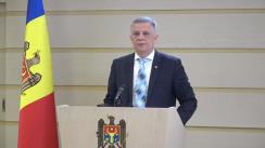 Briefing de presă susținut de către deputatul Partidului „ȘOR”, Vadim Fotescu