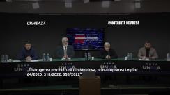 Conferință de presă cu tema „Distrugerea pisciculturii din Moldova, prin adoptarea Legilor 64/2020, 318/2022, 356/2022”