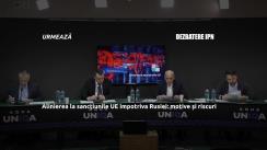 Dezbaterea publică organizată de Agenția de presă IPN la tema „Alinierea la sancțiunile UE împotriva Rusiei: motive și riscuri”