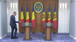 Conferință de presă susținută de prim-ministrul Republicii Moldova, Dorin Recean, și prim-ministrul României, Nicolae Ciucă
