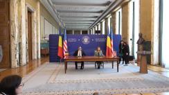 Ceremonia de semnare a Acordului de securitate socială și a Aranjamentului administrativ de aplicare a acestuia, încheiat între România și Statele Unite ale Americii