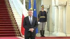 Primirea Prim-ministrului Republicii Polone, Mateusz Morawiecki, la Palatul Cotroceni