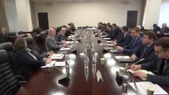 Deschiderea celei de-a VI-a sesiune a Comitetului mixt moldo-american de colaborare comercială