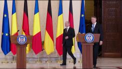 Declarație de presă susținută de Președintele României, Klaus Iohannis, și Cancelarul Republicii Federale Germania, Olaf Scholz