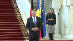 Primirea Cancelarului Republicii Federale Germania, Olaf Scholz, la Palatul Cotroceni