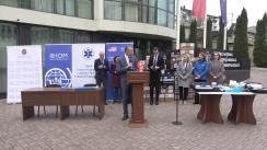Evenimentul de donare a 2 unități de ambulanțe, de tip B și C și a echipamentului medical oferit de Misiunea Organizației Internaționale pentru Migrație în Republica Moldova cu suportul generos al SUA