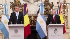 Declarații de presă susținute de Președintele Republicii Argentina, Alberto Fernández, și Președintele României, Klaus Iohannis