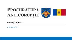 Briefing de presă organizat de Procuratura Anticorupție în legătură cu dosarul concesionării Aeroportului Internațional Chișinău