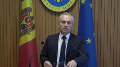 Conferință de presă susținută de ministrul Educației și Cercetării, Anatolie Topală, privind lansarea Programului național privind învățarea limbii române de către minoritățile naționale, inclusiv populația adultă, pentru anii 2023-2025