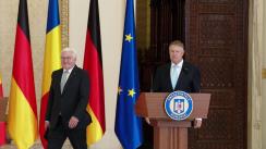 Declarații de presă comune susținute de Președintele Republicii Federale Germania, Frank-Walter Steinmeier și Președintele României, Klaus Iohannis