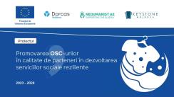 Evenimentul de lansare a proiectului „Promovarea OSC-urilor în calitate de parteneri în dezvoltarea serviciilor sociale reziliente”