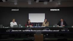 Dezbaterea publică organizată de Agenția de presă IPN la tema „Summitul Comunității Politice Europene - oportunități deschise pentru interconectarea culturală”
