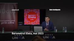 Conferința de presă organizată de compania Date Inteligente SRL (iData) cu tema „Barometrul iData, mai 2023”