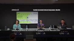 Conferință de presă organizată de Coaliția Sectorului Cultural Independent din Republica Moldova și Asociația Oberliht cu tema „Lansarea programului de evenimente #SCA/Spații Culturale Alternative 2023”