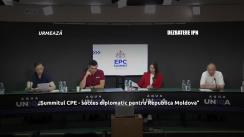 Dezbaterea publică organizată de Agenția de presă IPN la tema „Summitul CPE - succes diplomatic pentru Republica Moldova”