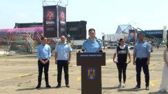 Declarații de presă susținute de comunicatorii structurilor Ministerului Afacerilor Interne, care vor desfășura activități de ordine publică și preventive cu ocazia Festivalului SAGA din București
