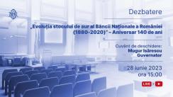 Dezbaterea „Evoluția stocului de aur al Băncii Naționale a României (1880-2020)”