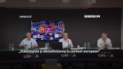 Dezbaterea publică organizată de Agenția de presă IPN la tema „Stalinizarea și destalinizarea în context european”