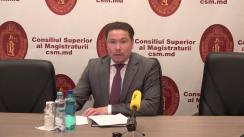 Briefing de presă susținut de Președintele CSM, Sergiu Caraman, referitor la soluțiile adoptate în urma ședinței din 11 iulie 2023