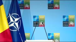 Declarații de presă susținute de Președintele României, Klaus Iohannis, la finalul Summitul NATO de la Vilnius