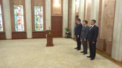 Ceremonia de depunere a jurământului de către noii membri ai Guvernului condus de Dorin Recean