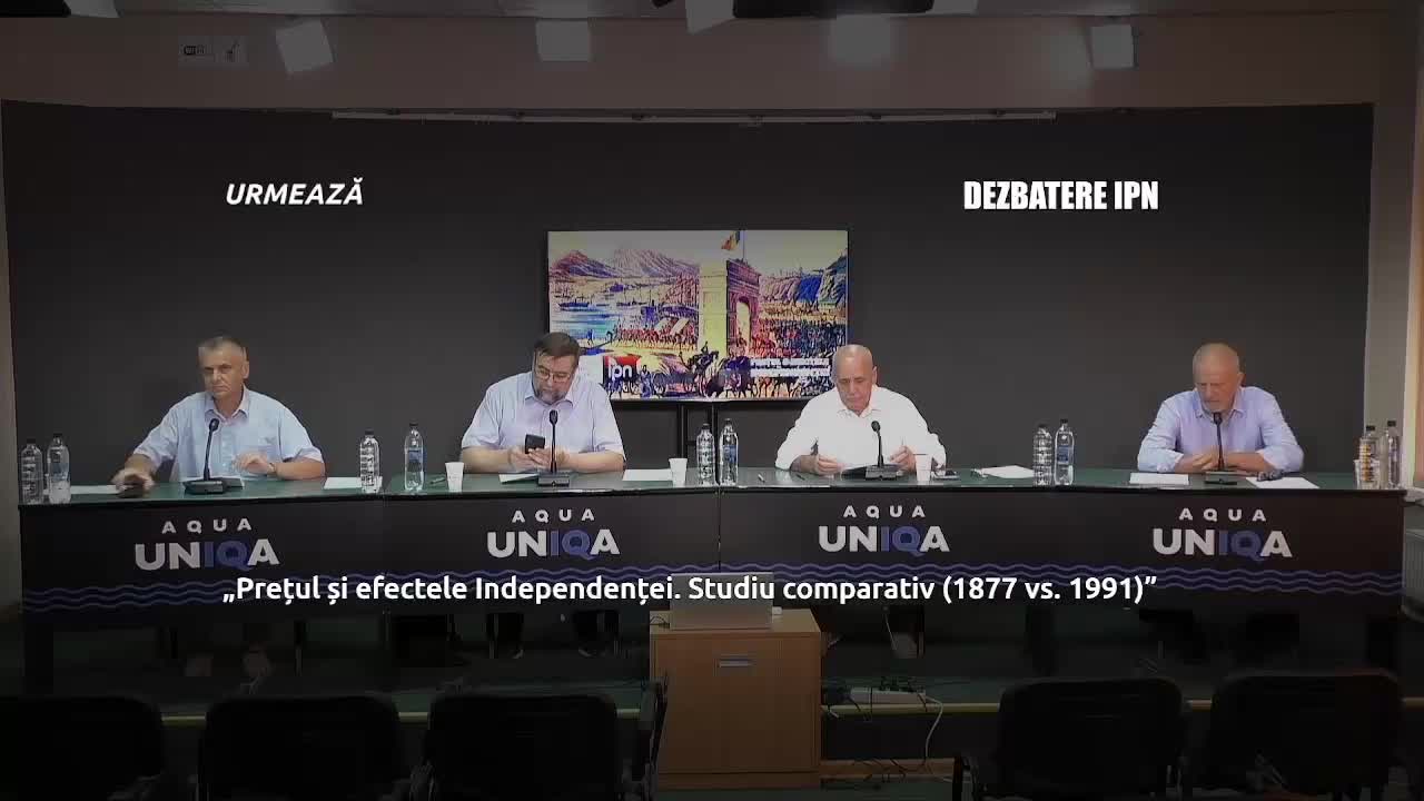 Dezbaterea publică organizată de Agenția de presă IPN la tema „Prețul și efectele Independenței. Studiu comparativ (1877 vs. 1991)”