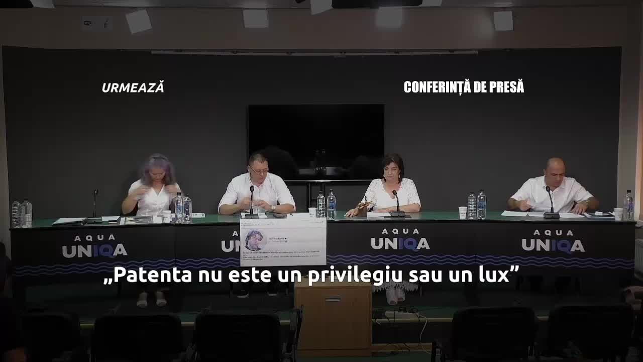 Conferință de presă susținută de Ruslan Verbițchi, consilier municipal, reprezentant al deținătorilor de patentă,  cu tema „Patenta nu este un privilegiu sau un lux”