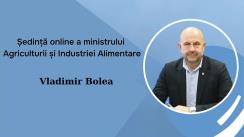 Ședință online a ministrului Agriculturii și Industriei Alimentare, Vladimir Bolea, cu șefii Direcțiilor agricole raionale despre rezultatele secerișului și pregătirea solului pentru roada anului 2024