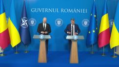 Declarații de presă susținute de prim-ministrul României, Marcel Ciolacu, și prim-ministrul Ucrainei, Denys Shmyhal