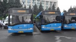 Lansarea pe rute a lotului de 16 autobuze rulate, de mare capacitate, achiziționate recent de municipalitate