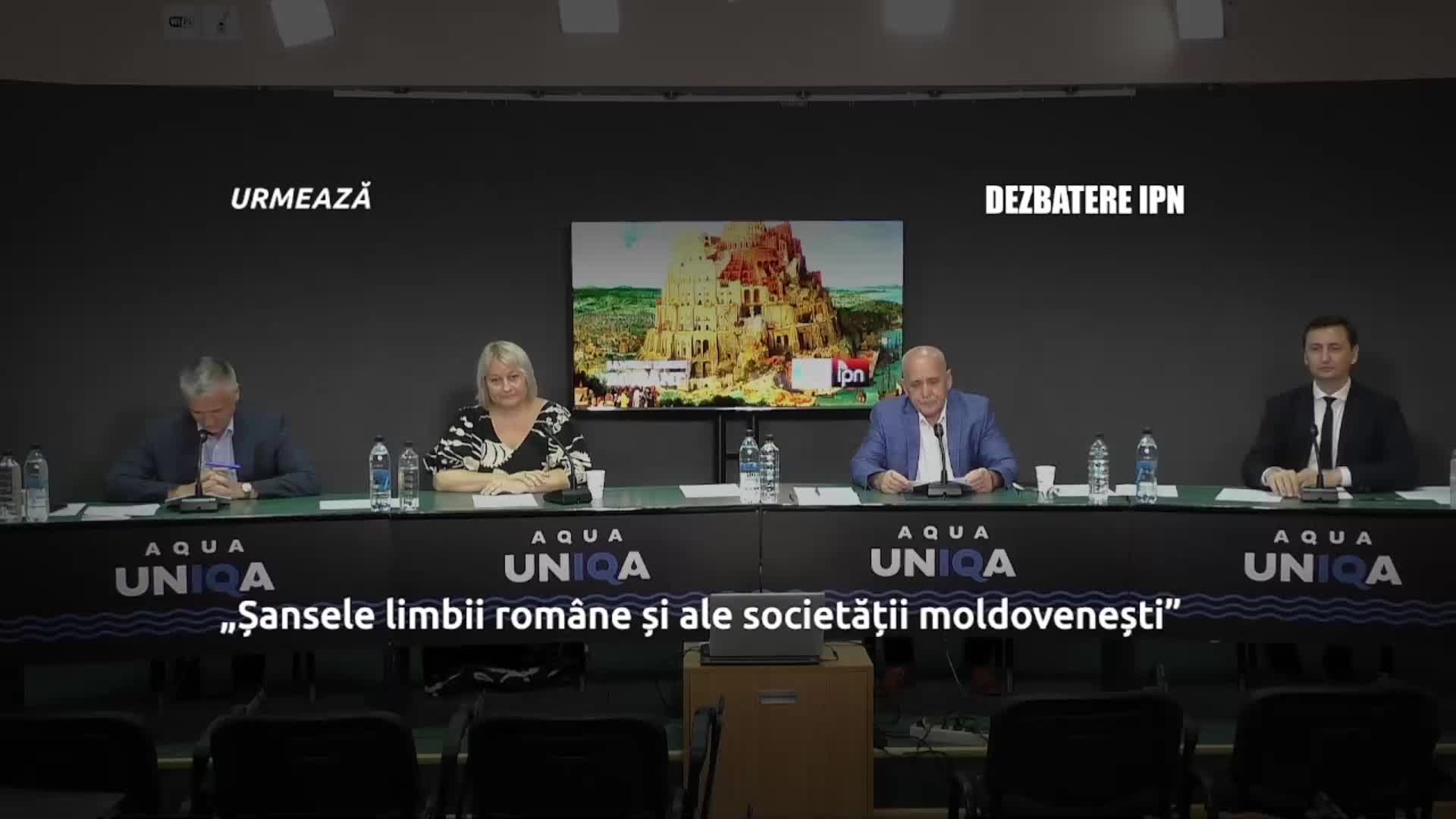 Dezbaterea publică organizată de Agenția de presă IPN la tema „Șansele limbii române și ale societății moldovenești”