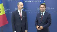 Conferință de presă susținută de ministrul afacerilor externe și integrării europene al Republicii Moldova, Nicu Popescu, și șeful Diviziei EURASIA din cadrul Organizației pentru Cooperare și Dezvoltare Economică, William Tompson