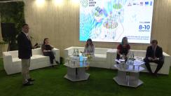 Discuție în panel „Spre o tranziție verde a Republicii Moldova: energia curată și economia circulară” în cadrul expoziției „ECO & GREEN EXPO”
