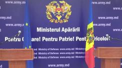 Declarații de presă susținute de Comandantul Armatei Naționale, general de brigadă, Eduard Ohladciuc, și Președintele Comitetului Militar al Uniunii Europene, generalul Robert Brieger