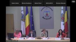 Ședința Consiliului General al Muncipiului București din 18 septembrie 2023
