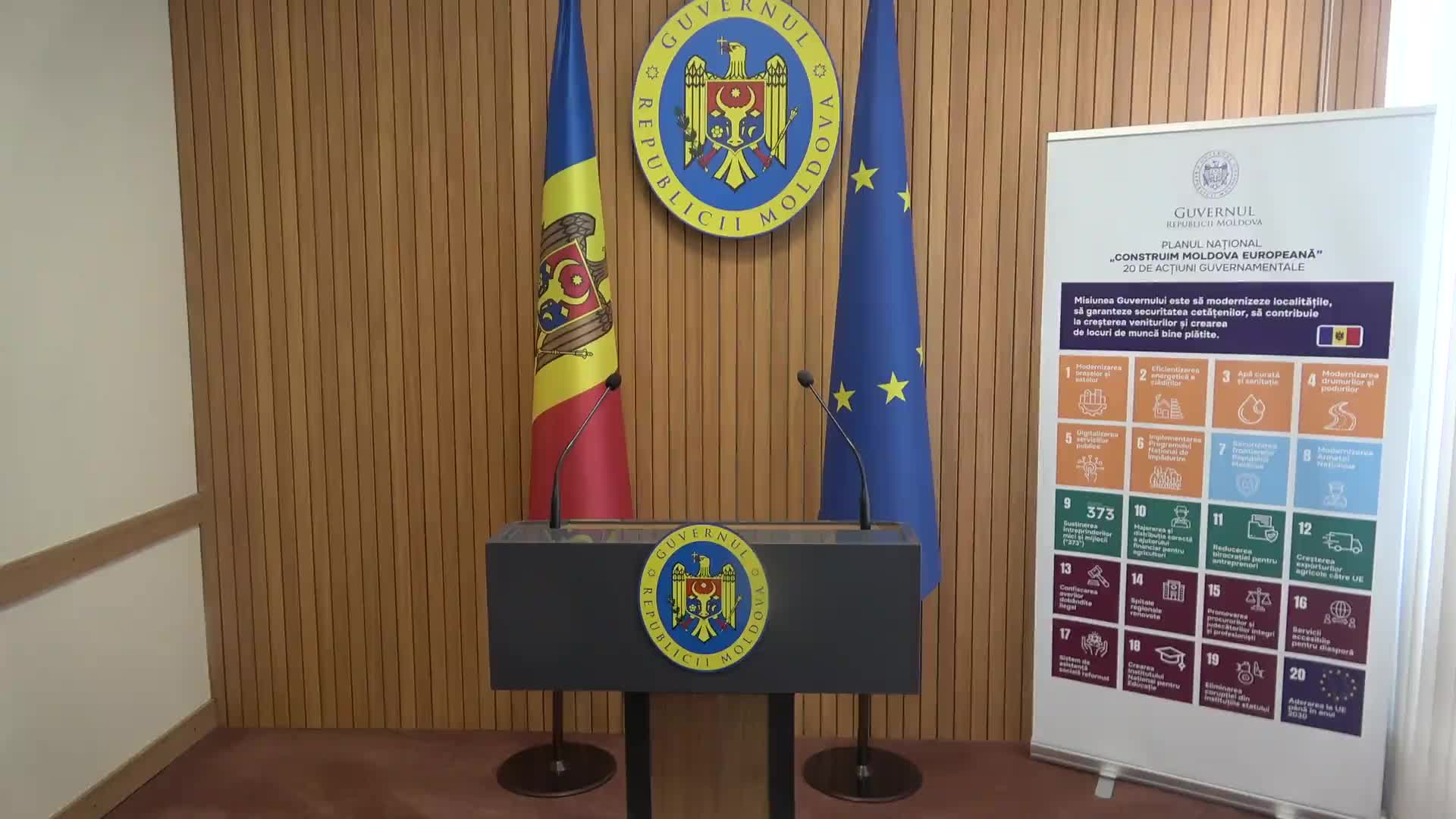 Conferință de presă după ședința Guvernului Republicii Moldova din 20 septembrie 2023