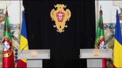 Ceremonia primirii oficiale de către Președintele Republicii Portugheze, Marcelo Rebelo de Sousa pe Președintele României, Klaus Iohannis la Mănăstirea Ieronimilor în Republica Portugheză