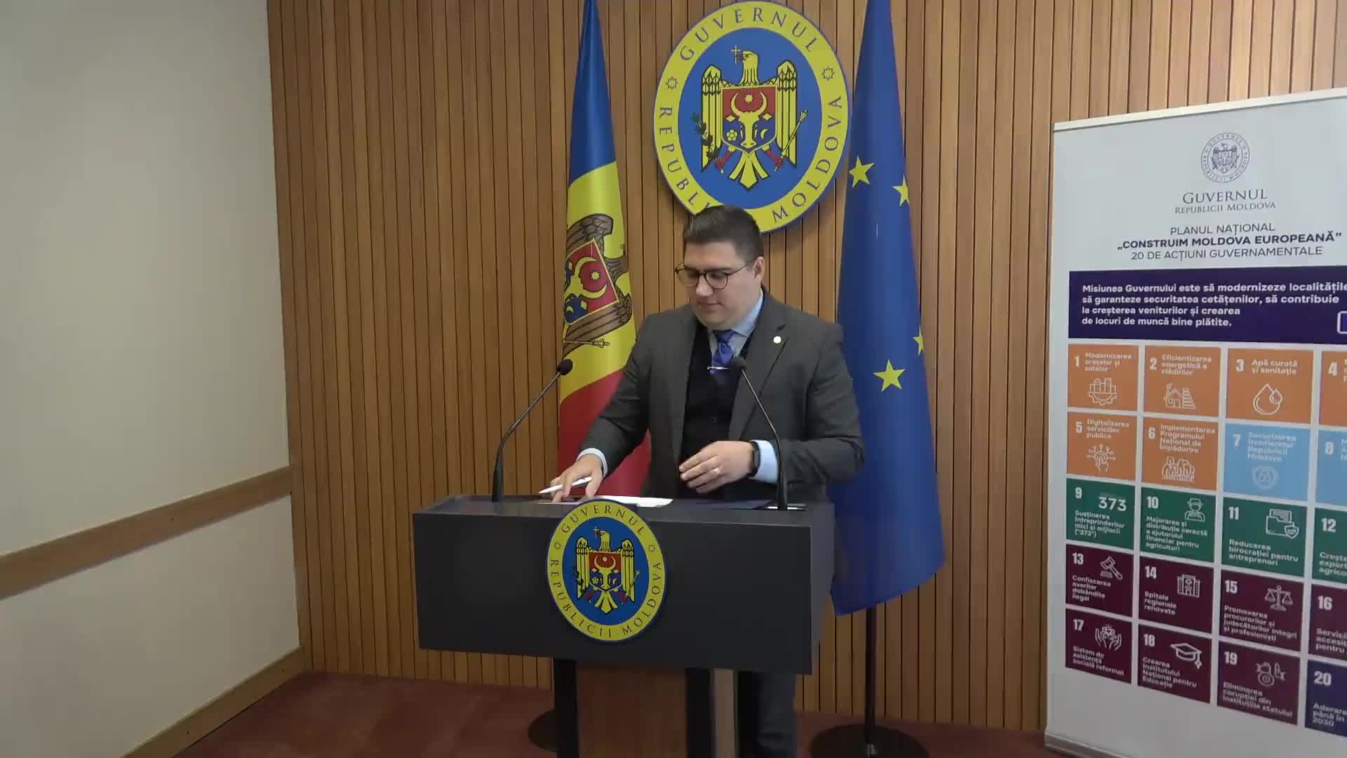 Conferință de presă după ședința Guvernului Republicii Moldova din 11 octombrie 2023