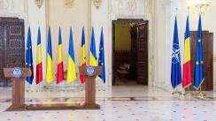 Declarații de presă comune susținute de Președintele României, Klaus Iohannis, și Președintele Ucrainei, Volodimir Zelensky