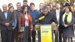 Conferință de presă susținută de candidatul PAS la funcția de Primar General al Municipiului Chișinăul, Lilian Carp