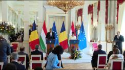 Declarații de presă comune susținute de Președintele României, Klaus Iohannis, și Președintele Ungariei, Katalin Novák